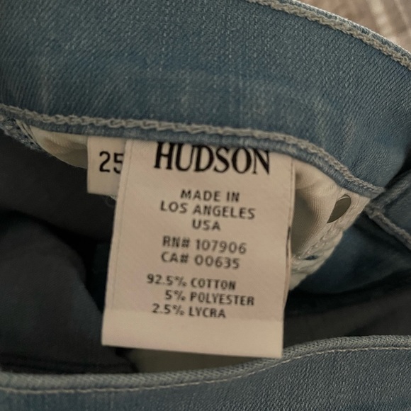 ‼️SOLD‼️NWT • Hudson Nico Mid Rise Super Skinny Ankle Jean - Picture 6 of 6
